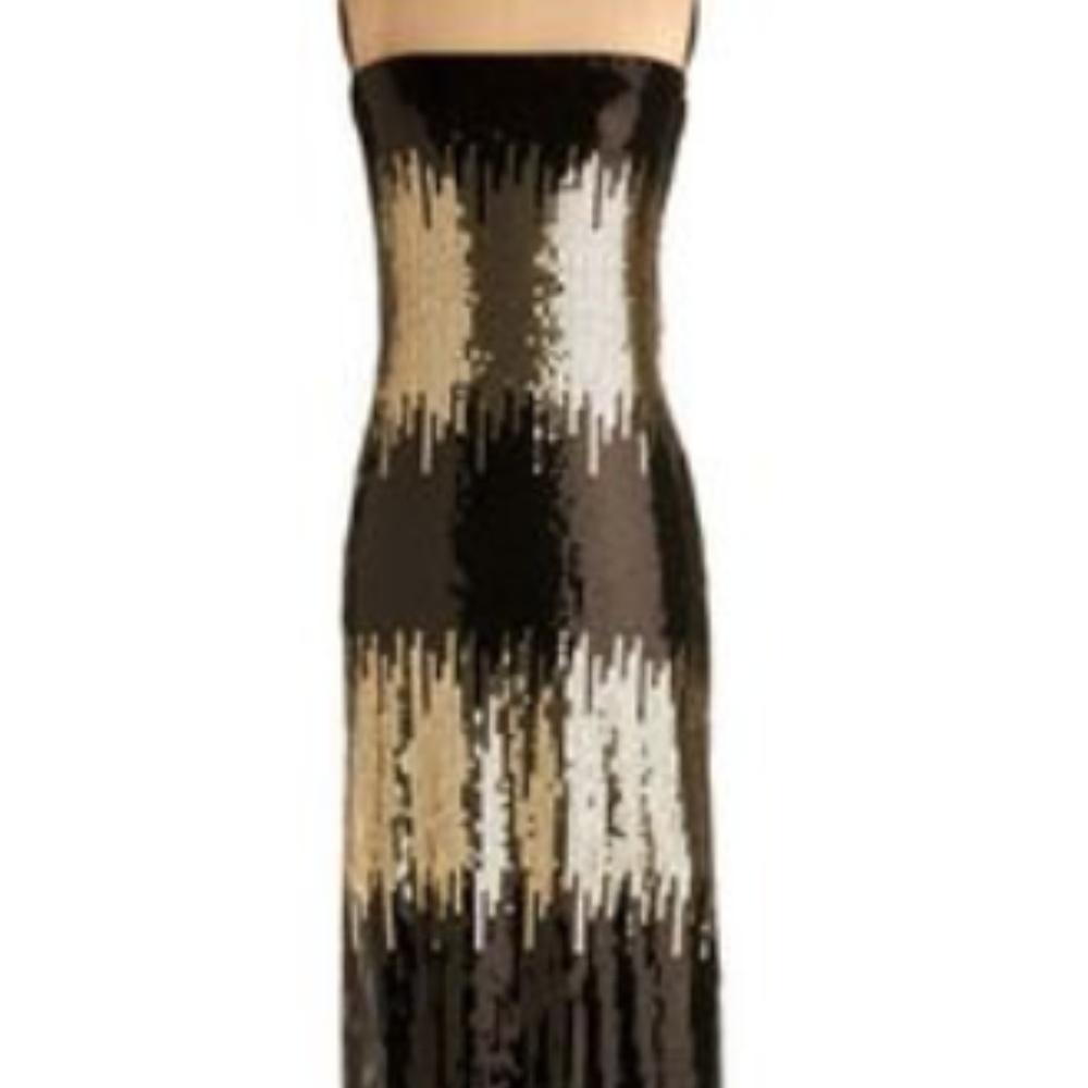 Sequin, strapless full length Modcloth dress